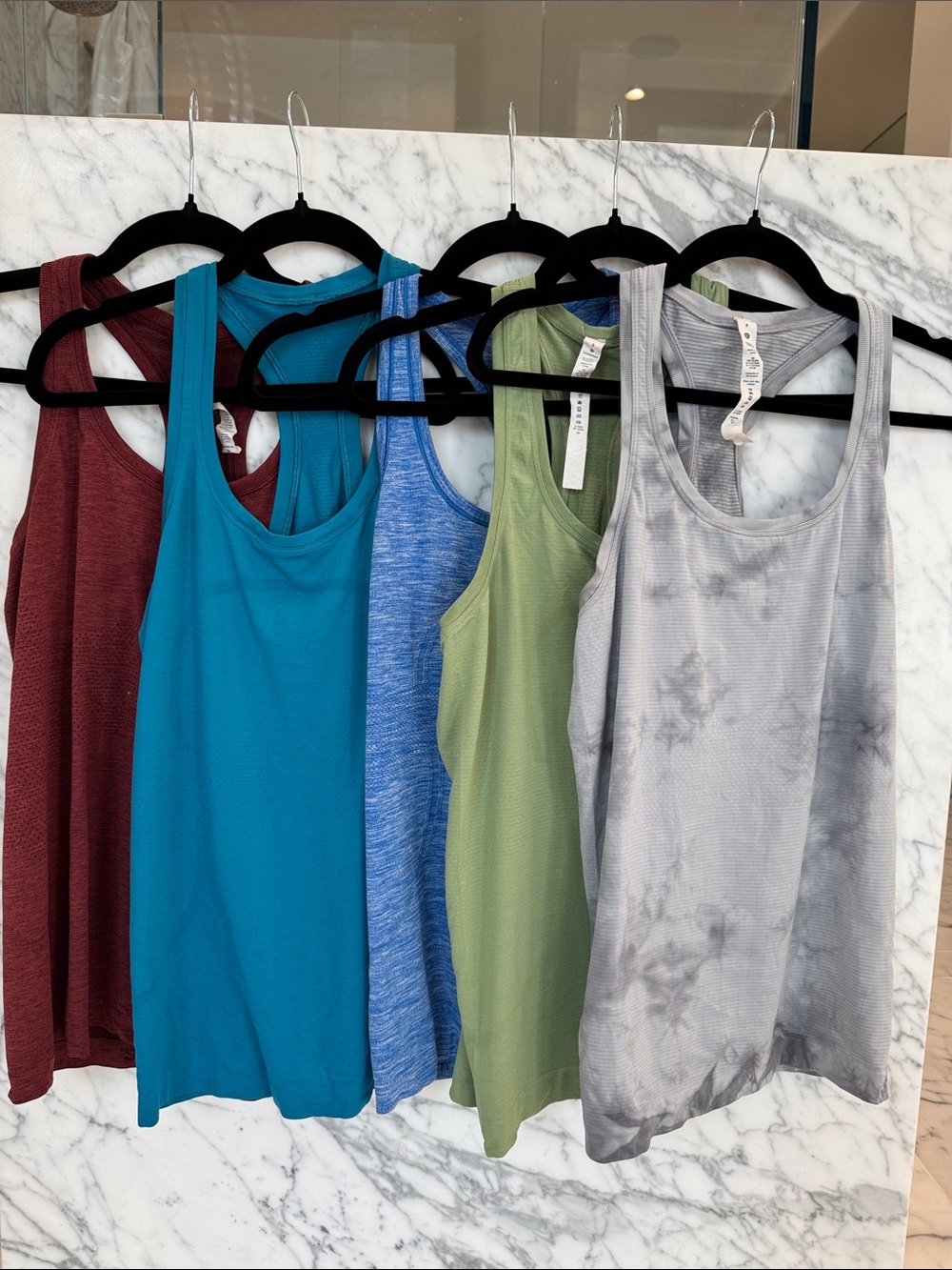 Lululemon Swiftly Tech Racerback Women's Performance Tank Top - set of 5